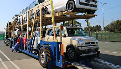 We transport new vehicles produced by brands other than Toyota.